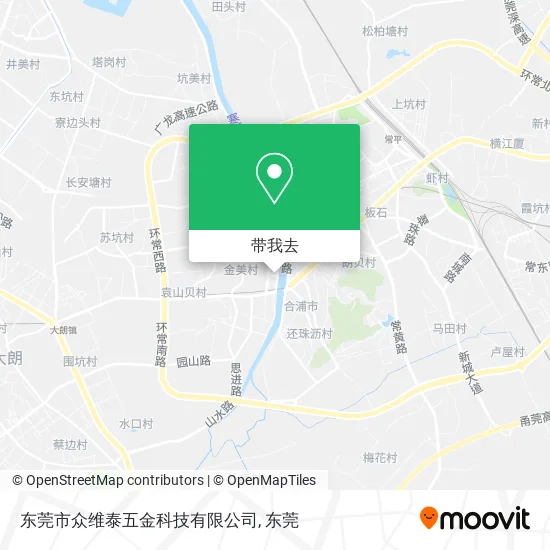 东莞市众维泰五金科技有限公司地图