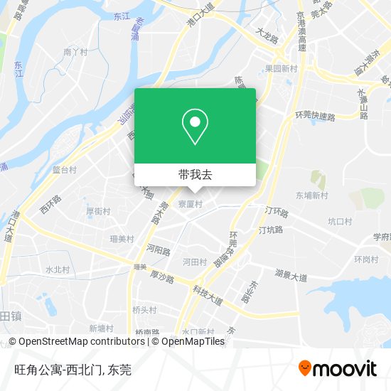 旺角公寓-西北门地图
