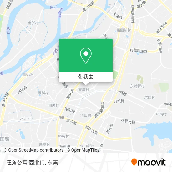 旺角公寓-西北门地图