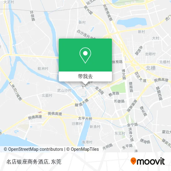 名店银座商务酒店地图