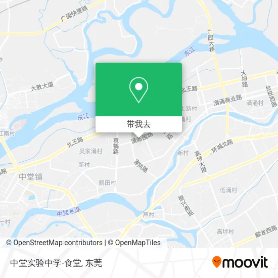 中堂实验中学-食堂地图
