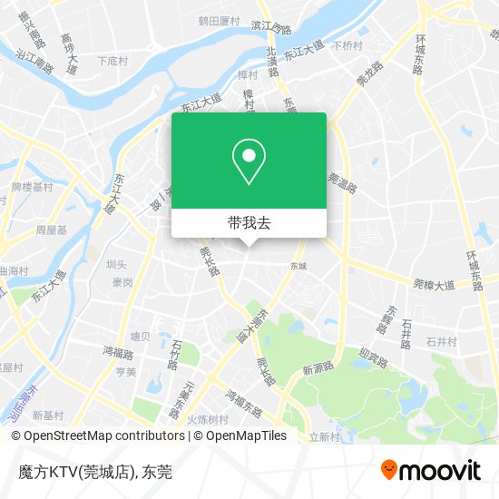 魔方KTV(莞城店)地图