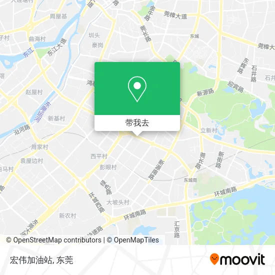 宏伟加油站地图