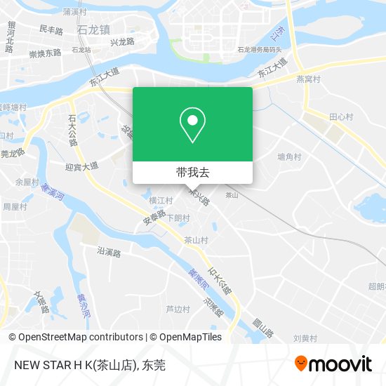 NEW STAR H K(茶山店)地图