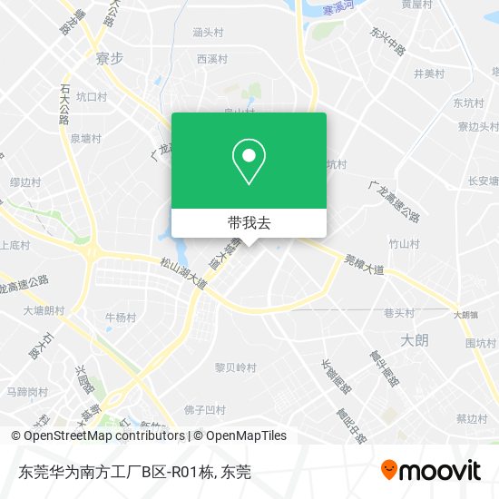 东莞华为南方工厂B区-R01栋地图