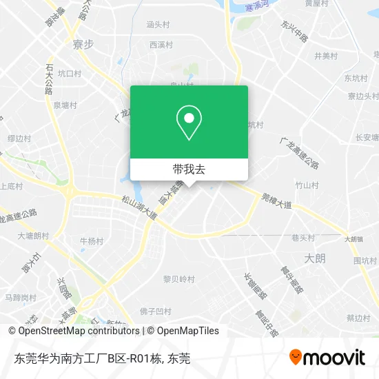 东莞华为南方工厂B区-R01栋地图