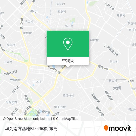 华为南方基地B区-R6栋地图