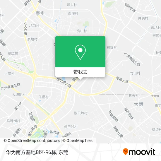 华为南方基地B区-R6栋地图