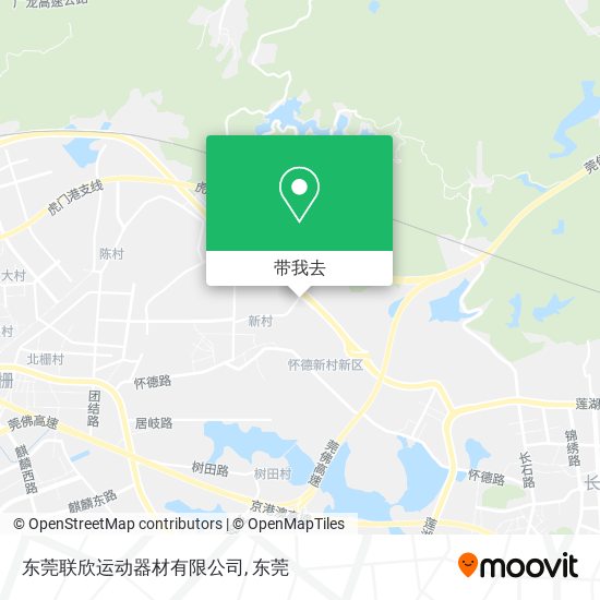 东莞联欣运动器材有限公司地图