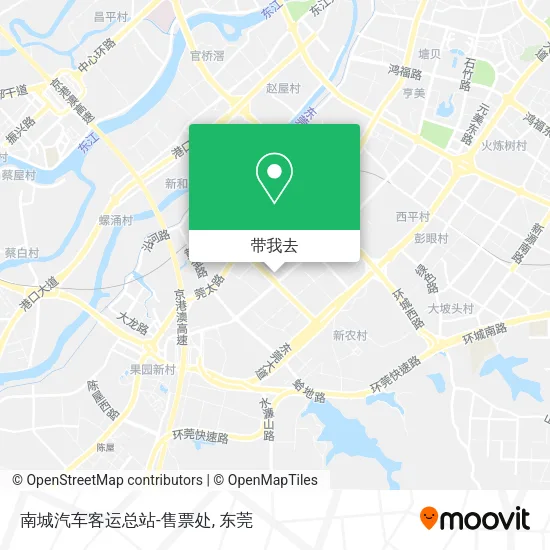 南城汽车客运总站-售票处地图
