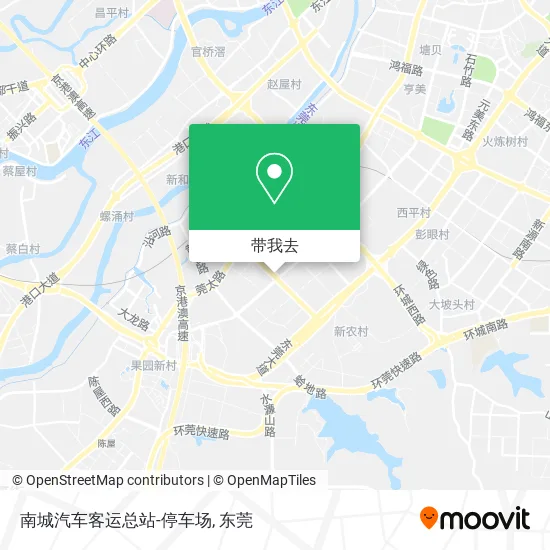 南城汽车客运总站-停车场地图