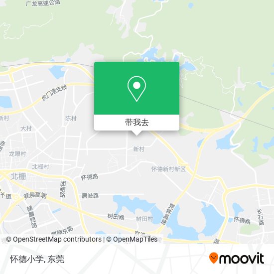 怀德小学地图