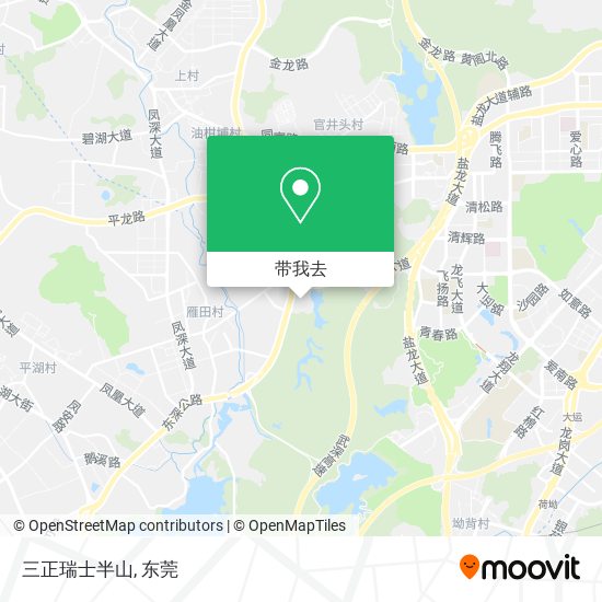 三正瑞士半山地图