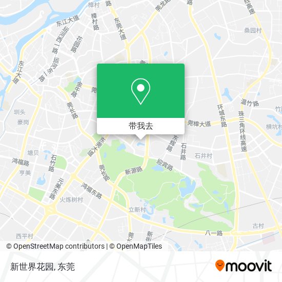新世界花园地图