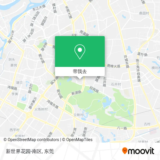 新世界花园-南区地图
