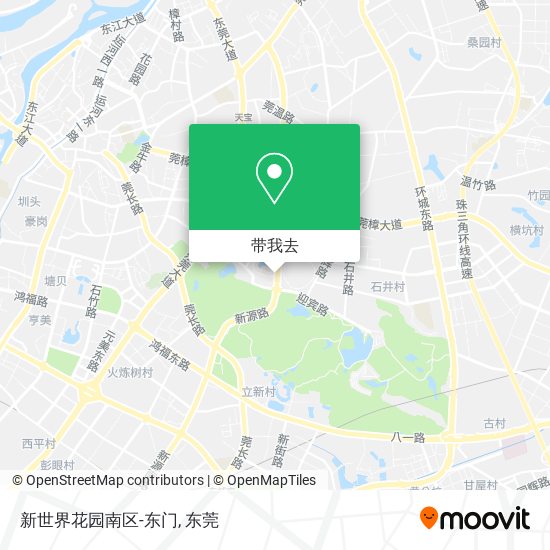 新世界花园南区-东门地图