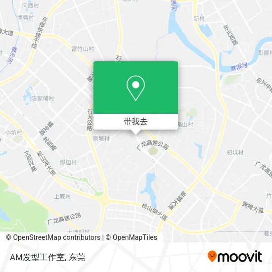AM发型工作室地图