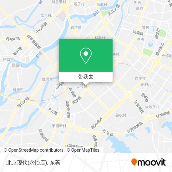 北京现代(永怡店)地图