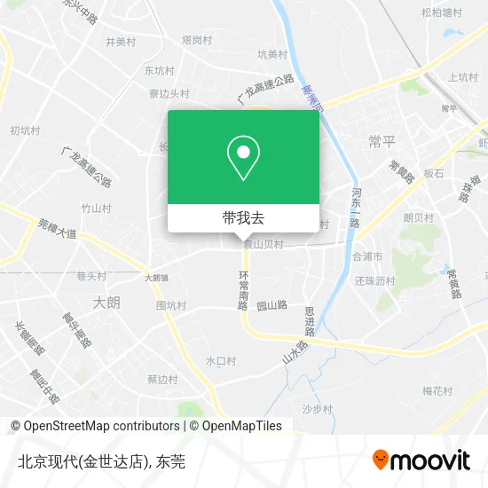 北京现代(金世达店)地图