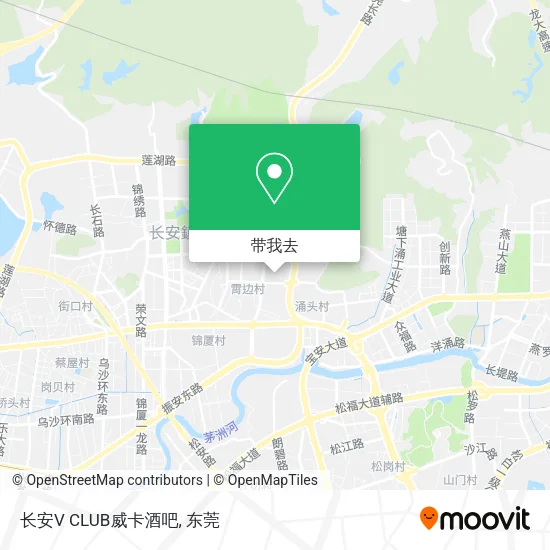 长安V CLUB威卡酒吧地图