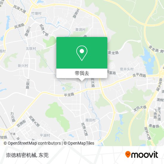 崇德精密机械地图