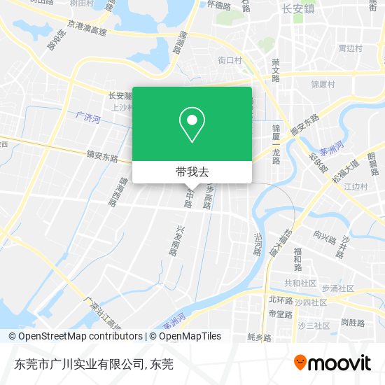 东莞市广川实业有限公司地图