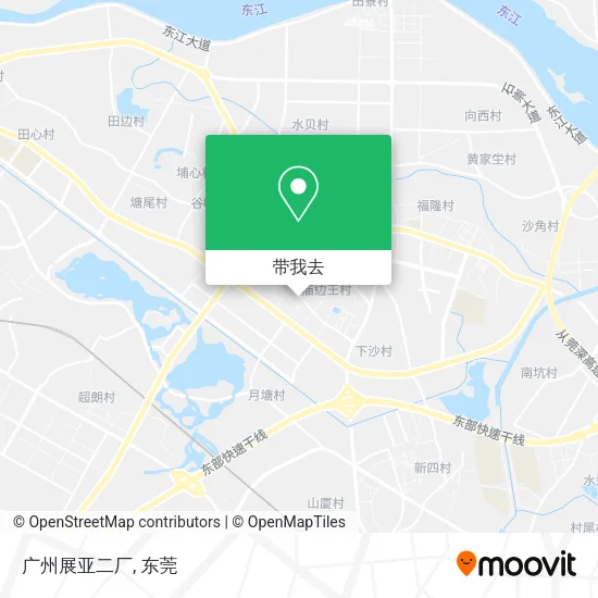 广州展亚二厂地图