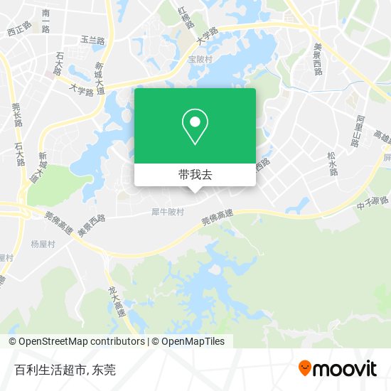 百利生活超市地图