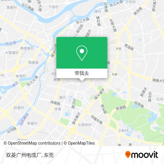 双菱广州电缆厂地图