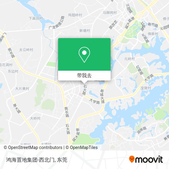 鸿海置地集团-西北门地图