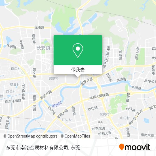 东莞市南冶金属材料有限公司地图