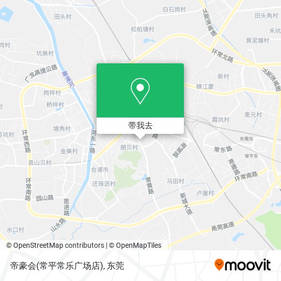 帝豪会(常平常乐广场店)地图