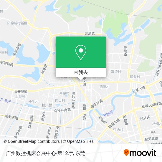 广州数控机床会展中心-第12厅地图