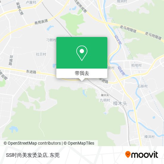 SS时尚美发烫染店地图