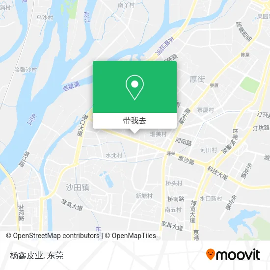 杨鑫皮业地图