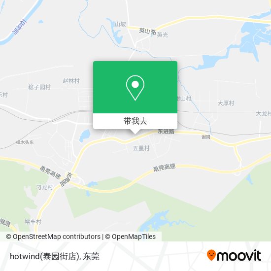 hotwind(泰园街店)地图