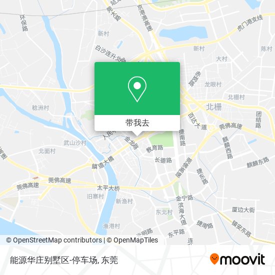 能源华庄别墅区-停车场地图