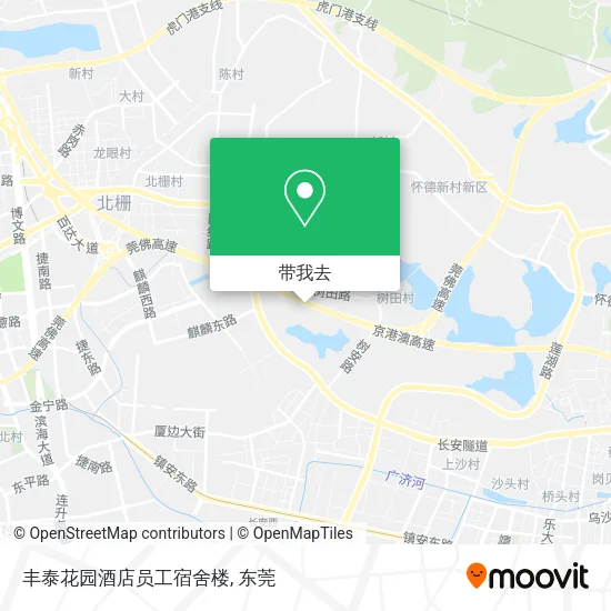 丰泰花园酒店员工宿舍楼地图