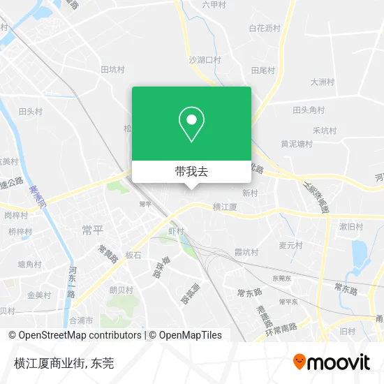 横江厦商业街地图