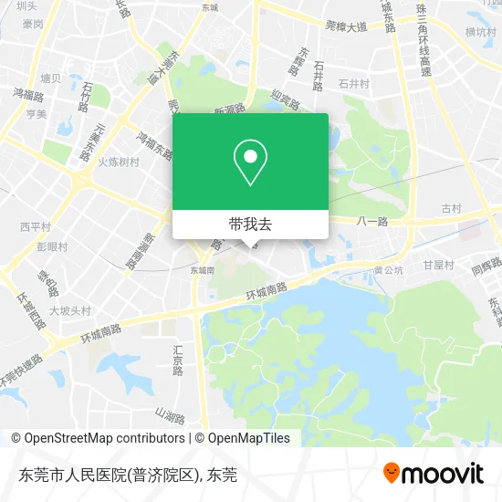 东莞市人民医院(普济院区)地图