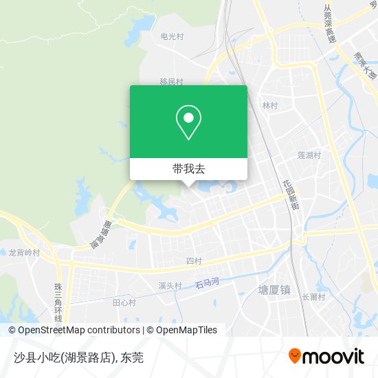 沙县小吃(湖景路店)地图