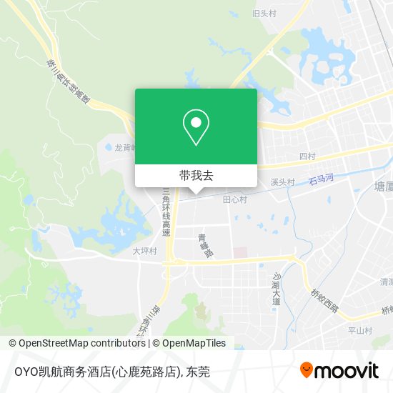 OYO凯航商务酒店(心鹿苑路店)地图