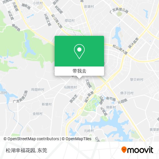 松湖幸福花园地图