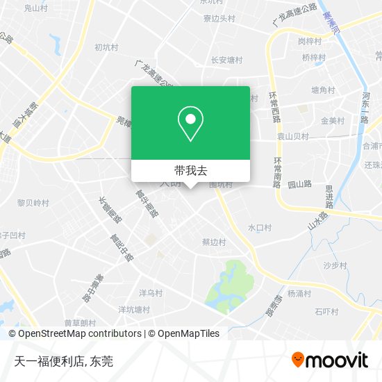 天一福便利店地图