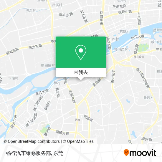 畅行汽车维修服务部地图
