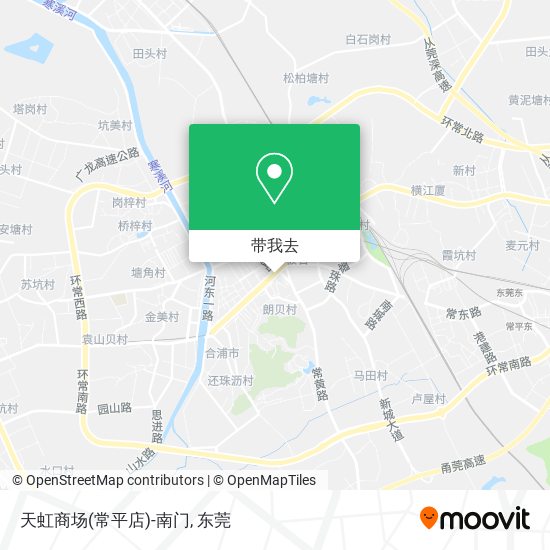 天虹商场(常平店)-南门地图