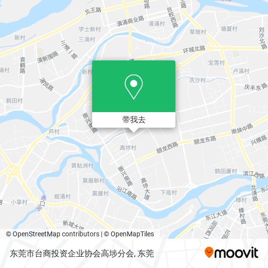 东莞市台商投资企业协会高埗分会地图
