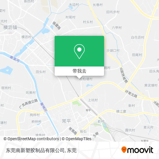 东莞南新塑胶制品有限公司地图