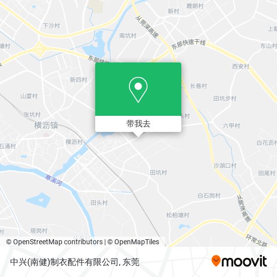 中兴(南健)制衣配件有限公司地图