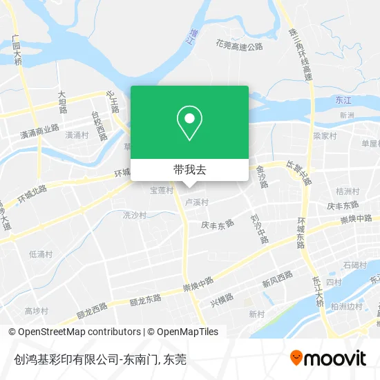 创鸿基彩印有限公司-东南门地图